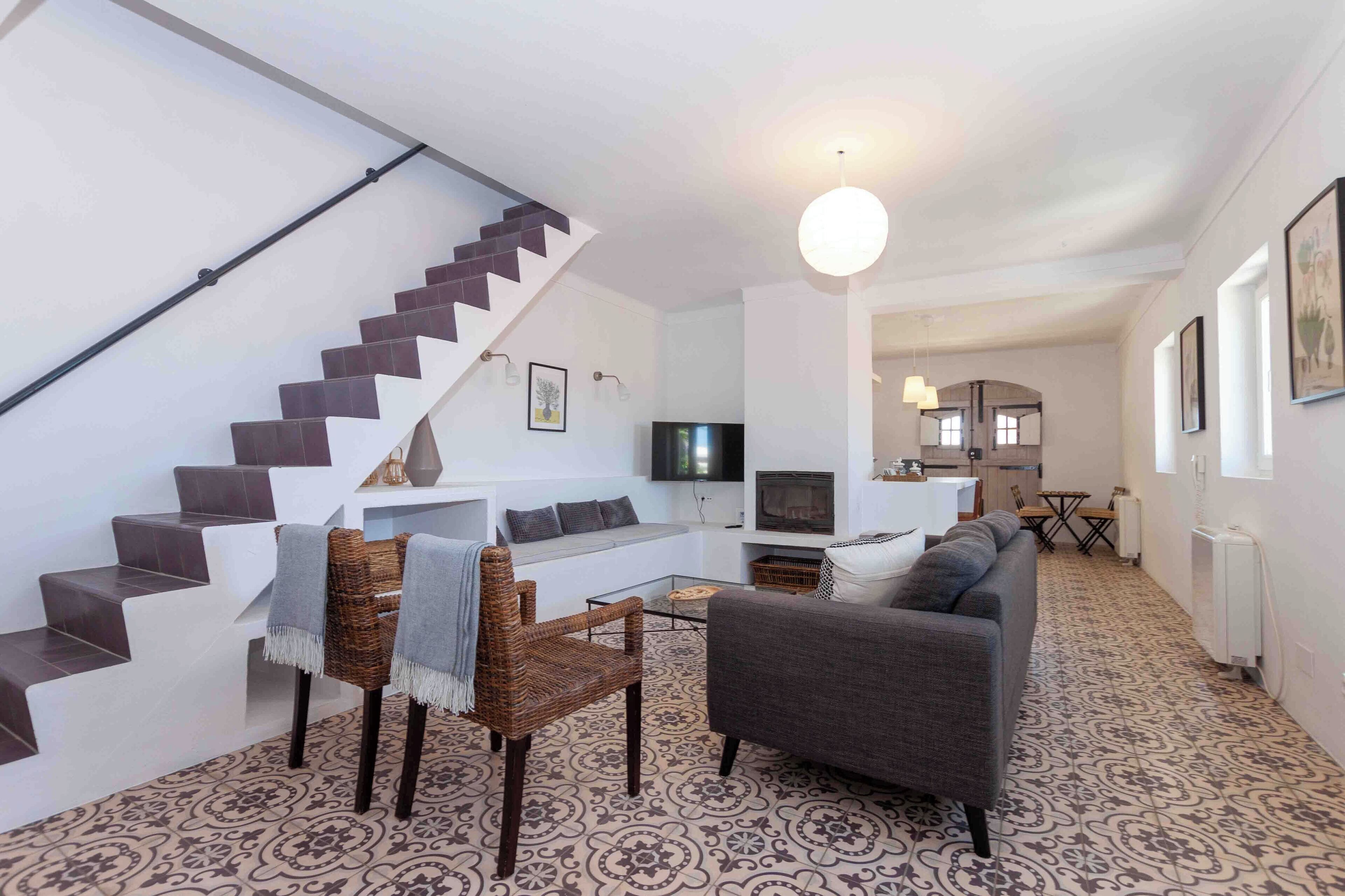 Casa familiar, 3 habitaciones, vistas al patio | Zona de estar