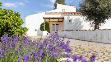 Casa de campo familiar, 2 habitaciones, cocina básica, vistas al jardín | Detalle del exterior