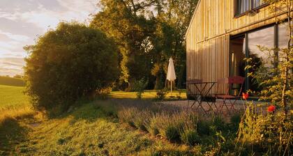 Stylish vacation apartment with 2 terraces and beautiful sauna in the Uckermark.