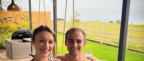 Bain à remous extérieur