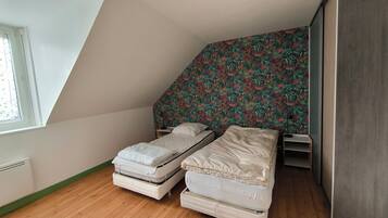 2 chambres, Wi-Fi gratuit, draps fournis
