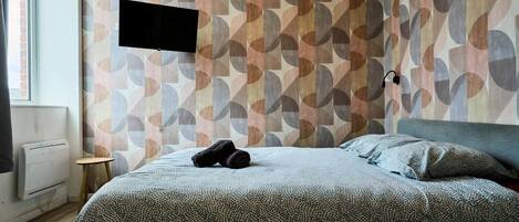 1 habitación, wifi y ropa de cama