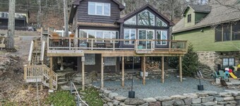 Lakefront Retreat with Unobstructed Lake View + Spacious Dock!