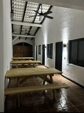 Dining - Remodeled 5 bedroom boutique hotel with AC in El Cuco, steps from the beach (El cuco)