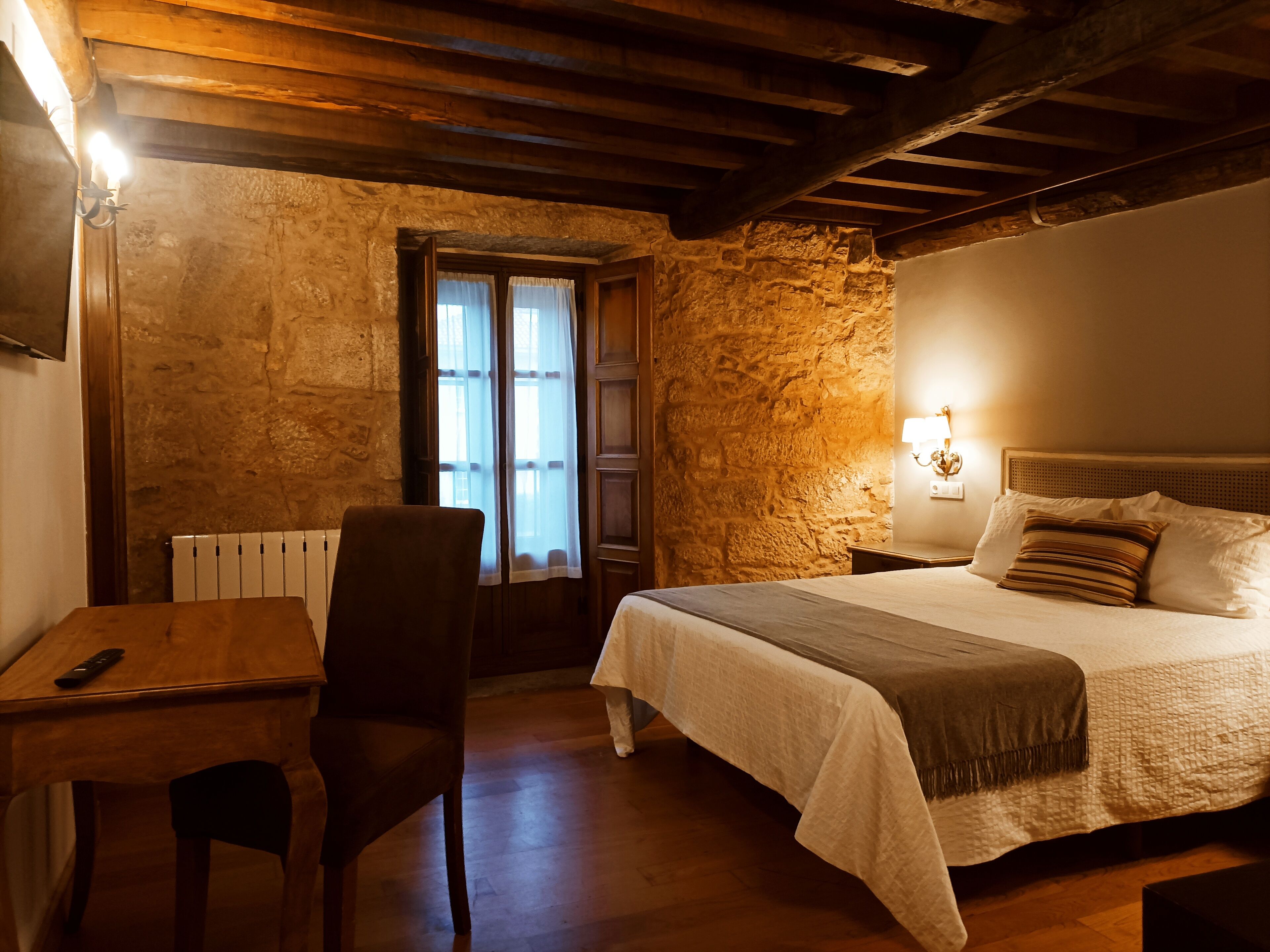 Chambre Double, vue vallée | Bureau, espace de travail pour ordinateur portable, Wi-Fi gratuit