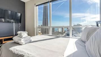 Apartamento exclusivo | Ropa de cama de alta calidad, edredones de plumas, wifi gratis