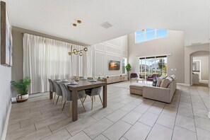 House (5 Bedrooms) | Living area - Spacious 5BR Home With Pool Near Disney (Kissimmee)