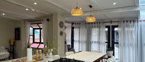 Apartment (1) | Private kitchen | Full-size fridge, microwave, oven, toaster
