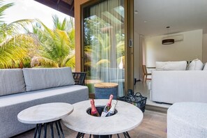 Bungalow | Terrace/patio - Bangalô Luxo-Piscina-Eco Resort-SH134 (Tamandaré)