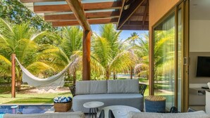 Terrace/patio - Bangalô Luxo-Piscina-Eco Resort-SH134 (Tamandaré)