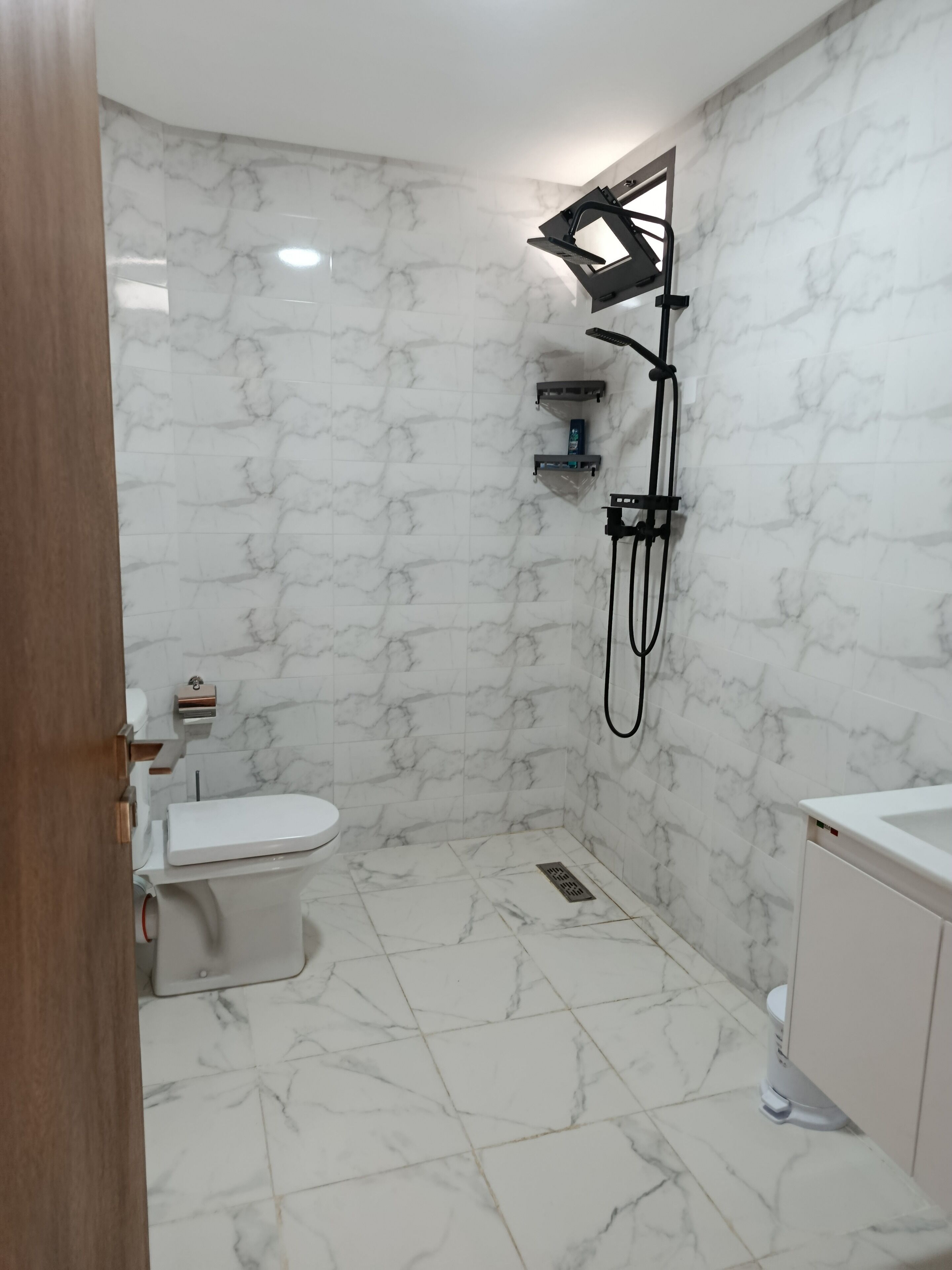 Towels, soap, toilet paper