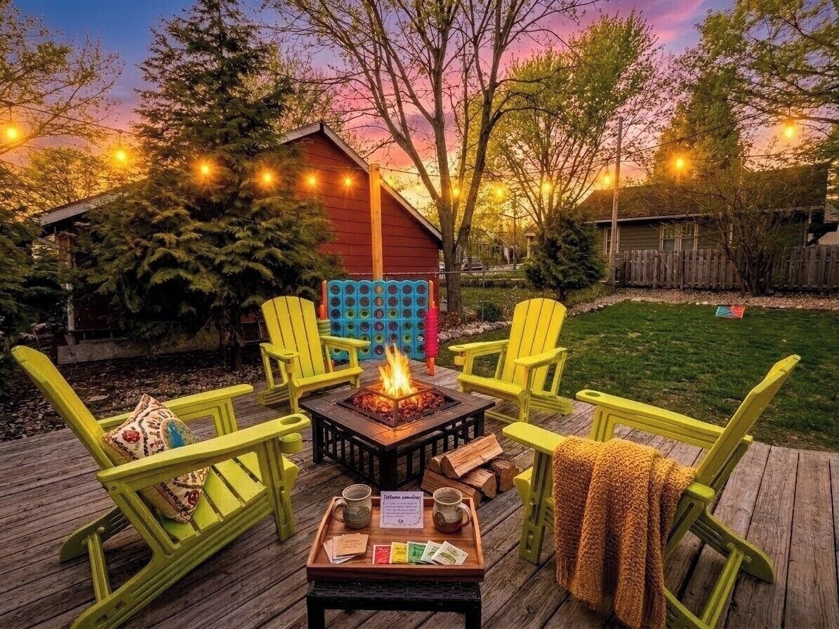 Grab a chair, light the fire,  and claim your Giant Connect 4 victory