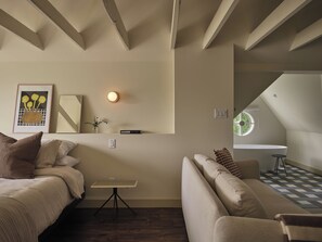 Double Room, 1 Queen Bed with Sofa bed | Premium bedding, blackout curtains, iron/ironing board, free WiFi