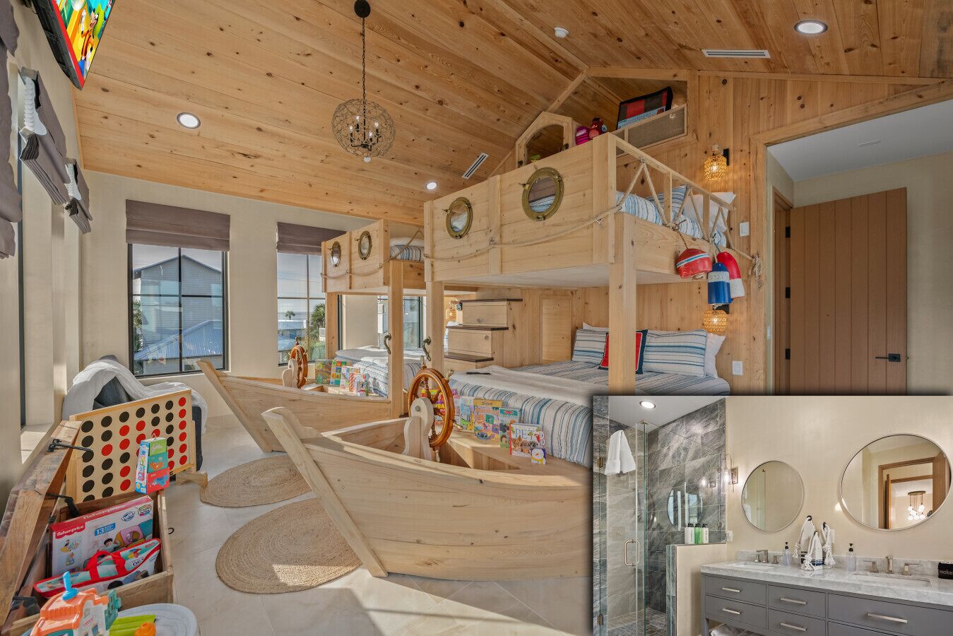 Escritorio, tabla de planchar con plancha, cuna de viaje y wifi 