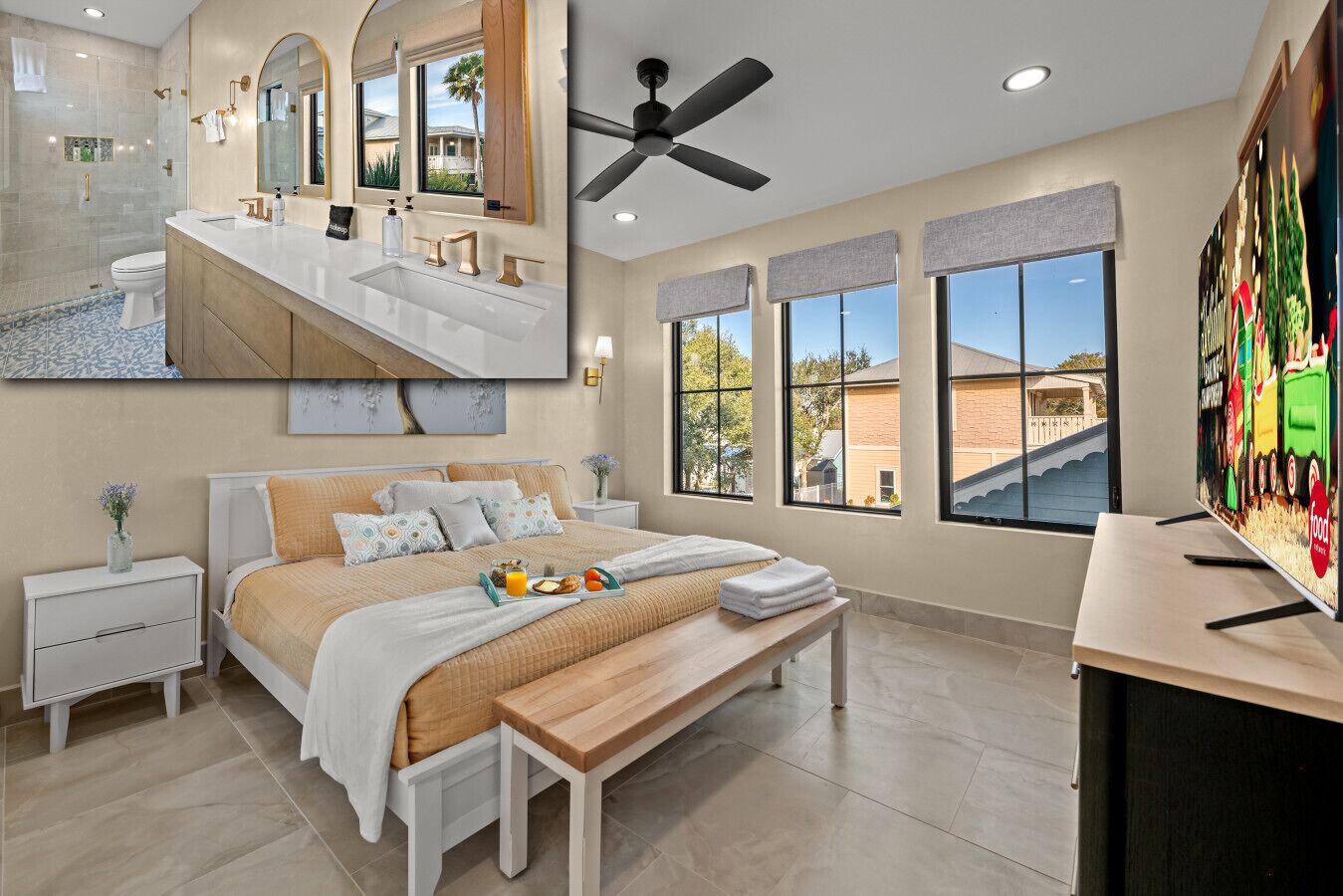 Desk, iron/ironing board, travel crib, WiFi