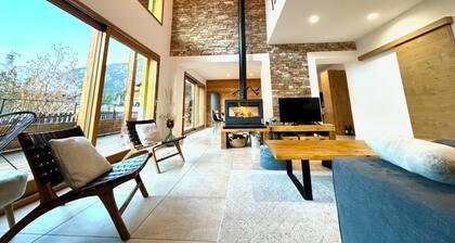 Chalet Blanc Sommets 10 pers. vue panoramique idéal pour un séjour en groupe !