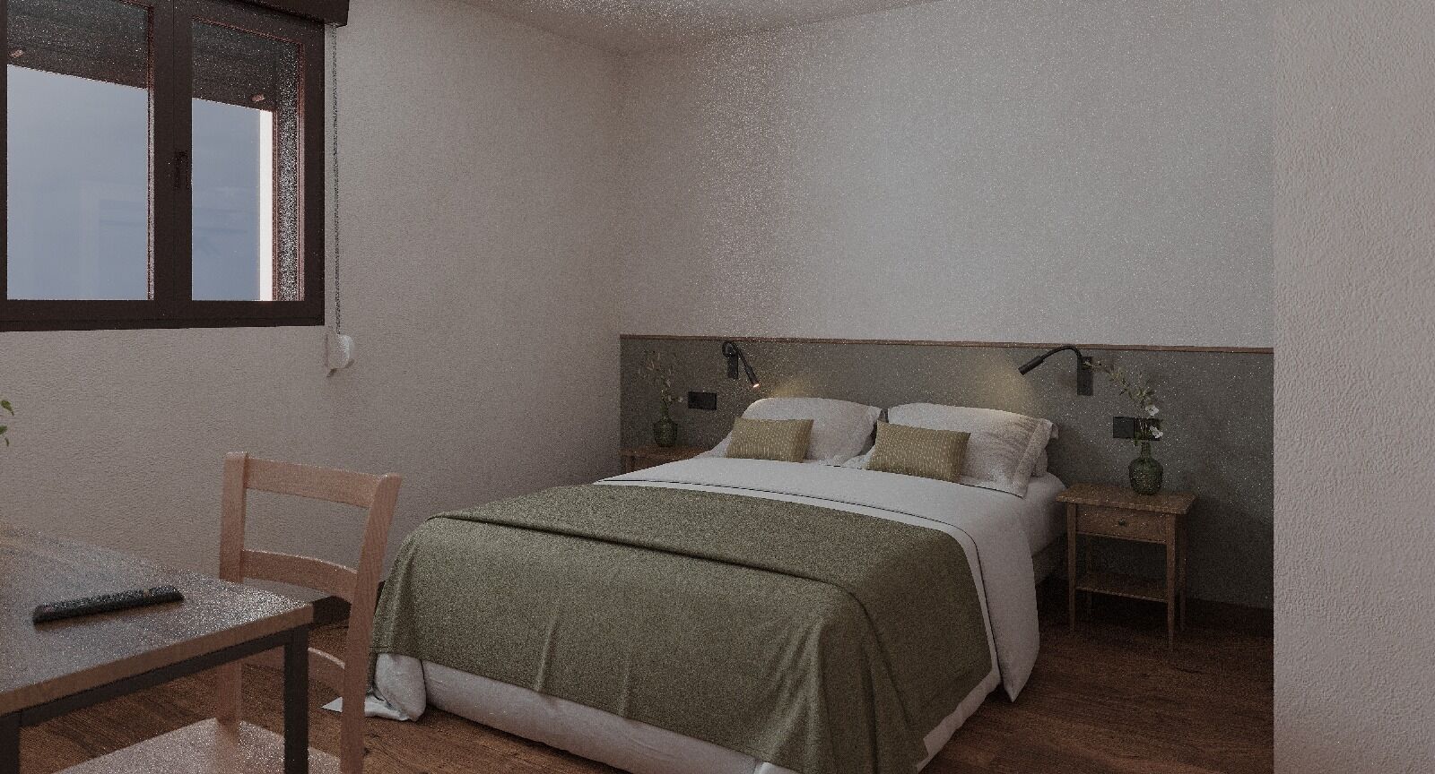 Habitació doble bàsica | Wifi gratuïta 