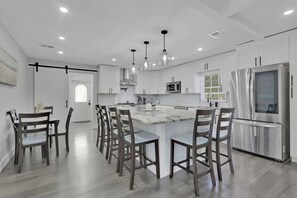 Fridge, microwave, oven, stovetop - Spacious 4BR Home w/ Heated Pool & Pickleball Court on 5-Acre Estate (Naples)