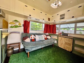 Living area - So Mushroom Silver Streak Travel Trailer (Seneca)