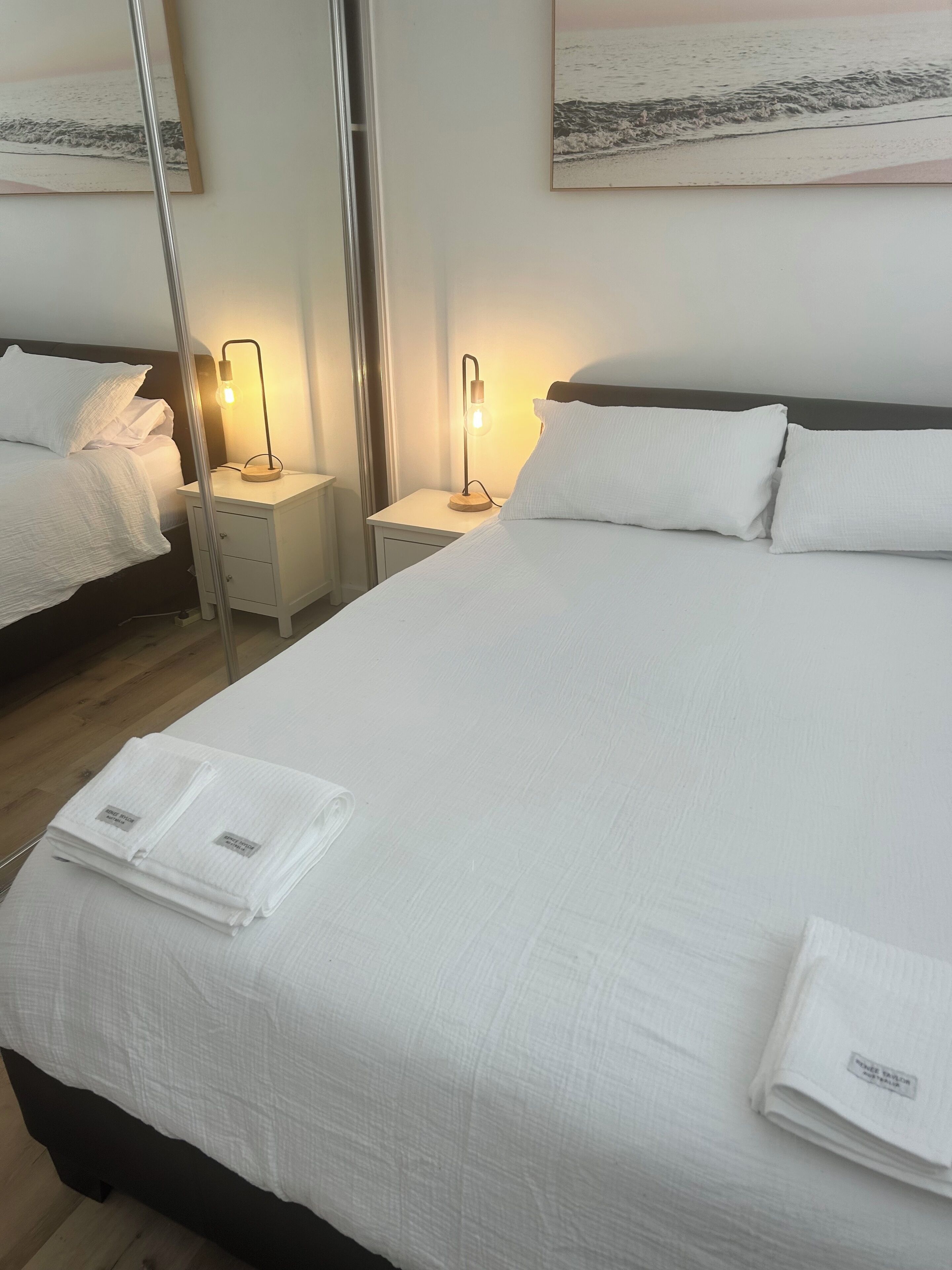 1 bedroom, iron/ironing board, bed sheets