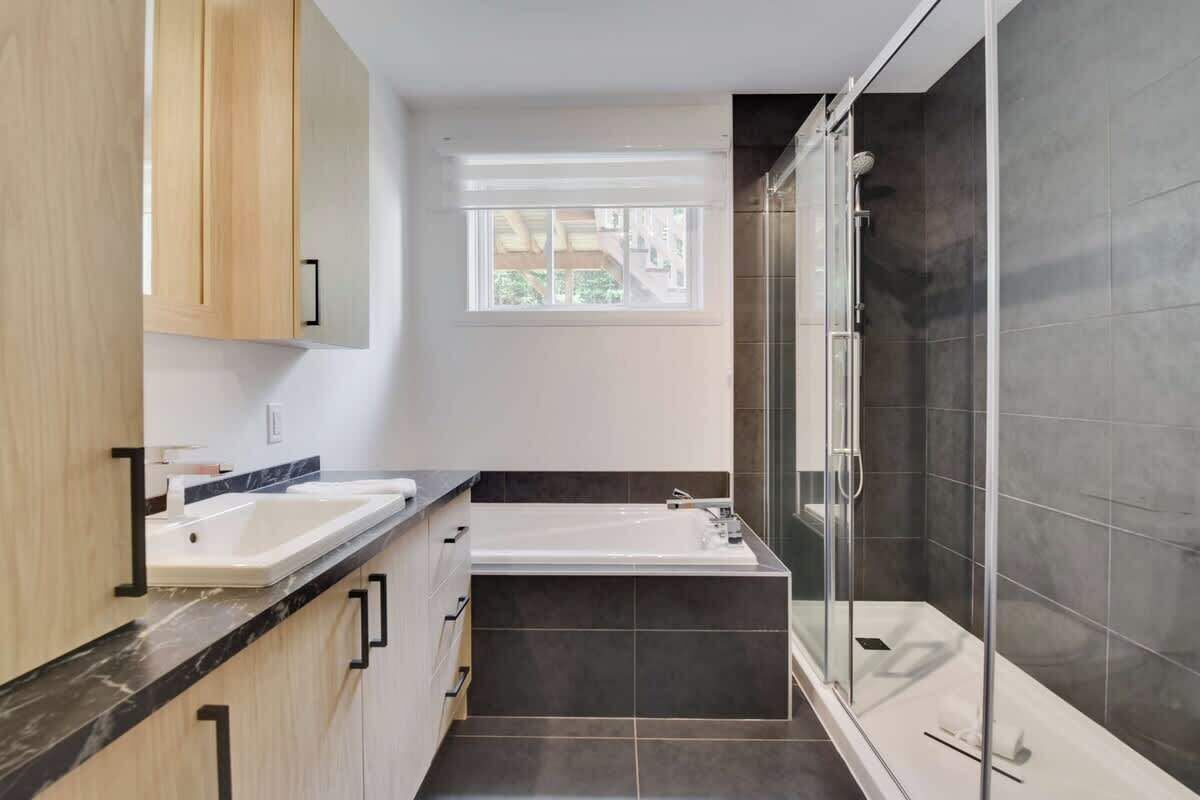 Shower, hair dryer