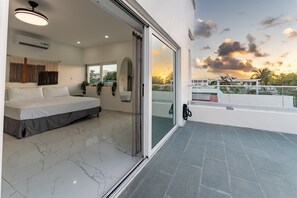 Desk, iron/ironing board, travel cot, free WiFi - Maho Beach 3BR Villa | Huge Terrace & Runway View (Simpson Bay)