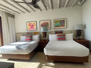 3 dormitorios, tabla de planchar con plancha, wifi y ropa de cama