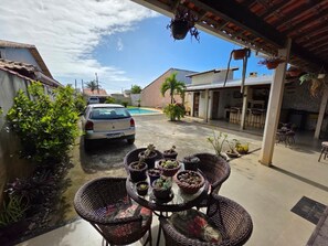 Outdoor dining - An unforgettable New Year's Eve for 25 people with all the comforts! 😊 (Maricá)