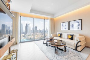 TV - Address Dubai Opera Residences I 3BR Deluxe Suite (Dubai)