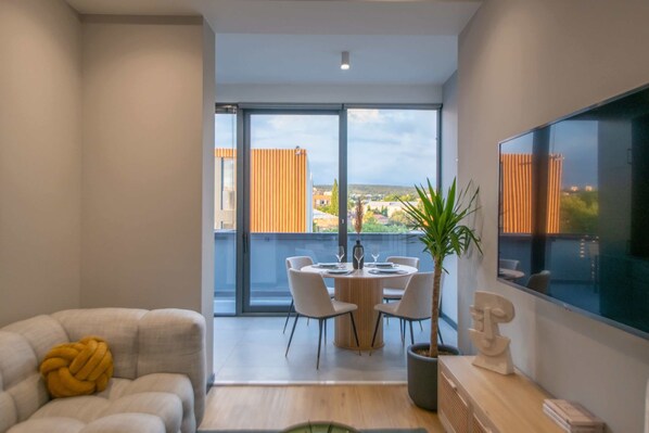 Living area - Penthouse One-bedroom Terrace Suite with Kitchen (T'bilisi)