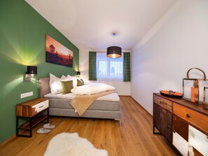 Apartamento | 1 quarto, roupa de cama