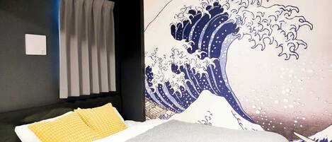 1 habitación, tabla de planchar con plancha, wifi y ropa de cama
