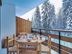 Outdoor dining - Apartment Topaze by Interhome (Saint Gervais)