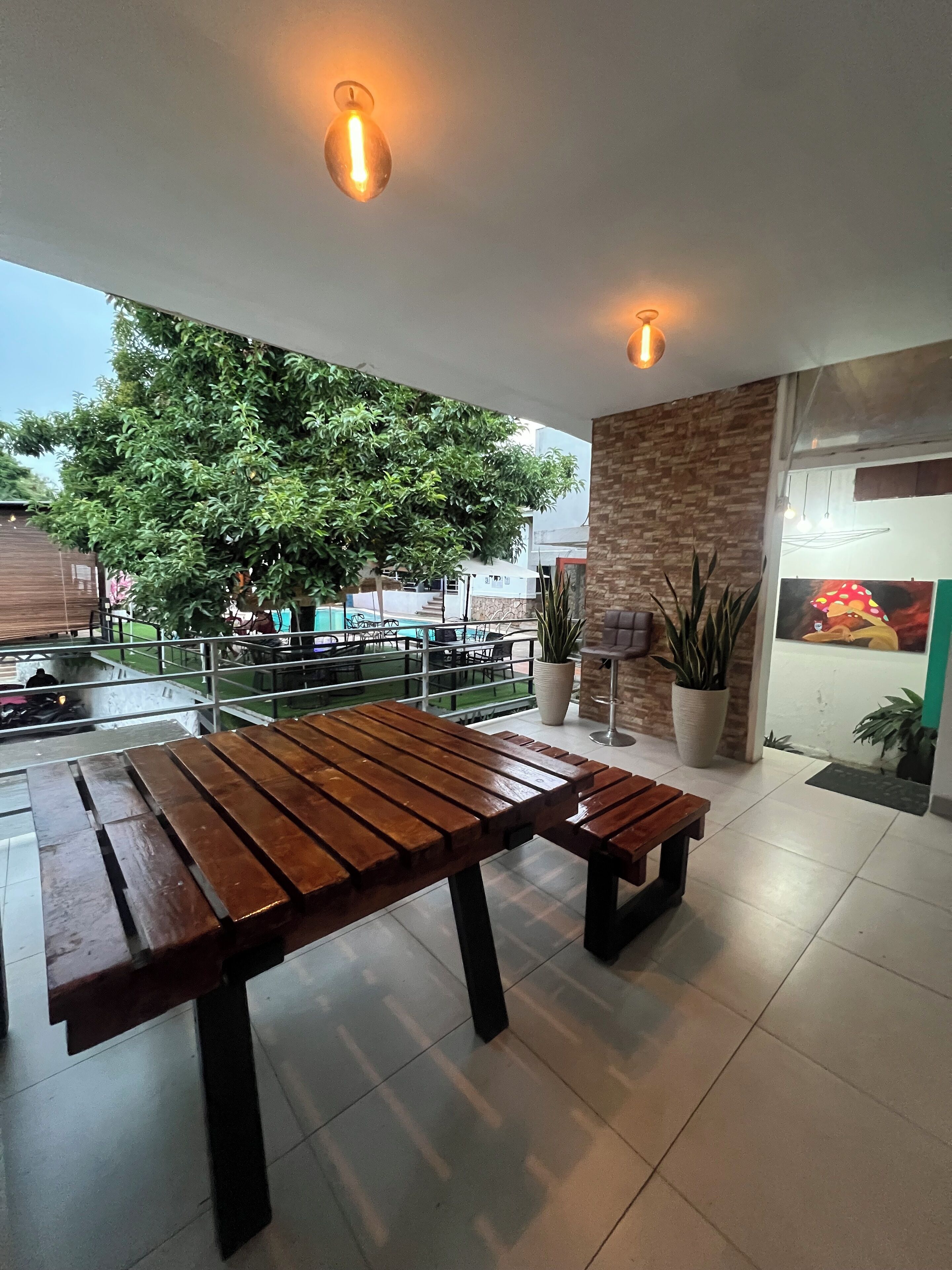 豪華雙床房, 陽台 | 露台/庭院