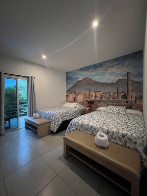 华丽双床房, 阳台 | 客房内保险箱、遮光窗帘、熨斗/熨衣板、免费 WiFi