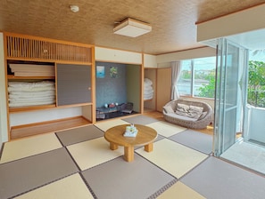 Japanese-style Quadruple Room, Balcony, Mountain View | Blackout drapes, free WiFi - Sky Ocean Ishigaki Eco Resort (Ishigaki)