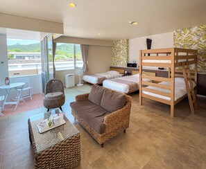 Comfort Quadruple Room, Balcony, Mountain View | Blackout drapes, free WiFi - Sky Ocean Ishigaki Eco Resort (Ishigaki)