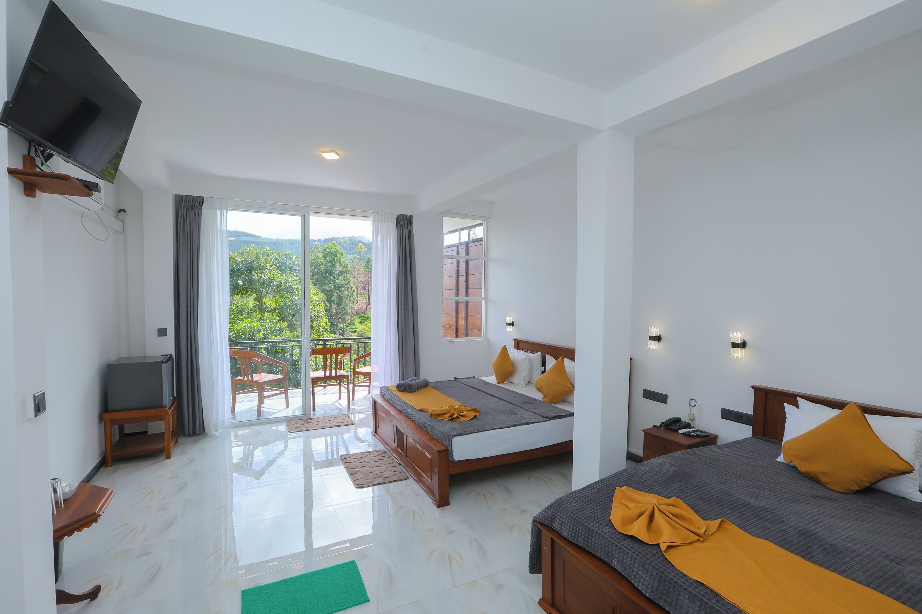 Premium bedding, memory-foam beds, minibar, free WiFi