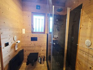 Shower, hair dryer