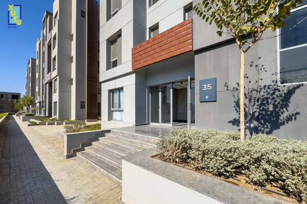 Basic Apartment | Exterior detail - Serene & Spacey 1bdr @ Al Jazi New Cairo (New Cairo)