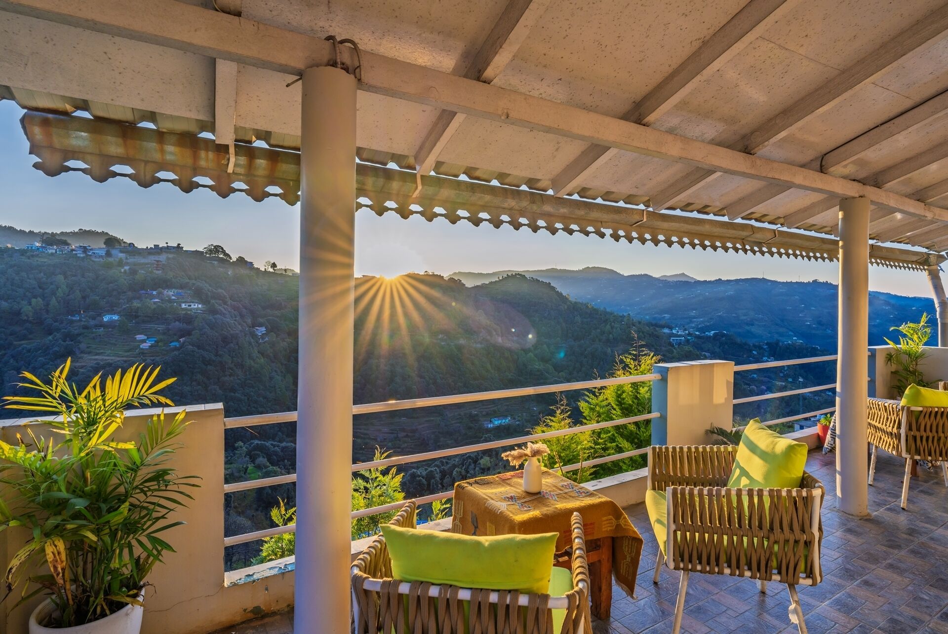 Deluxe Double Room, Mountain View | Balcony view