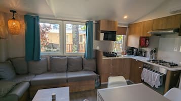 Microondas, horno y parrilla de estufa