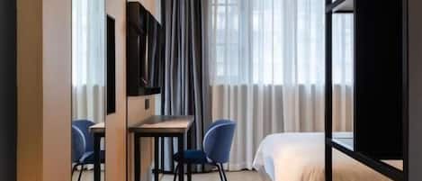 Premium bedding, soundproofing, free WiFi, bed sheets