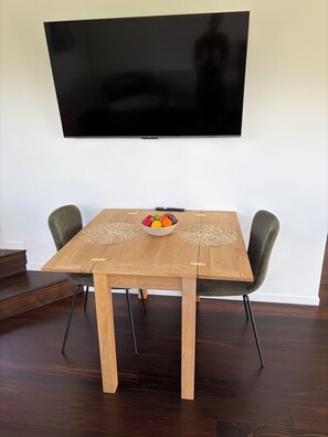 Dining - Paradise Found at Studio 65.  Modern, quiet, studio apartment with lake views (Hamurana)