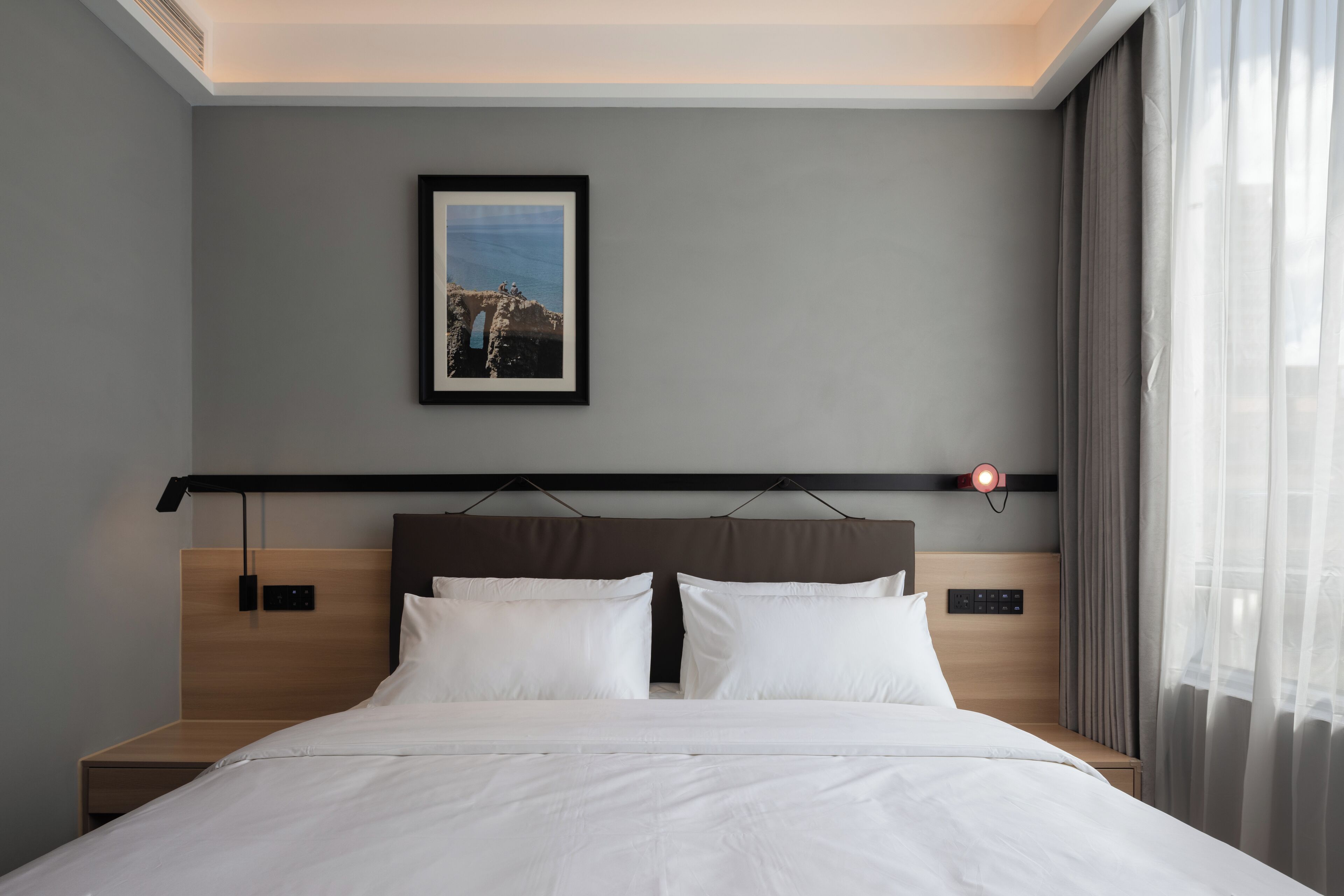 Down comforters, bed sheets