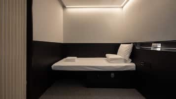 Premium bedding, blackout curtains, free WiFi, bed sheets