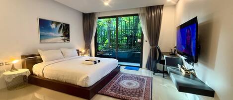 Strygejern/strygebræt, internetforbindelse, sengetøj