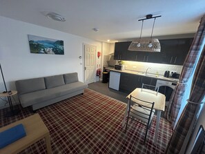 Living area - Chloe’s Holiday Apartments 
Apartment 4 (Inverness)