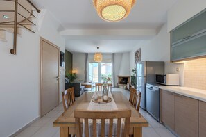 Interior - Villa Nero -
A beautiful 2-bedroom villa with Mini Pool, 5 min from the beach! (PLAKIAS)