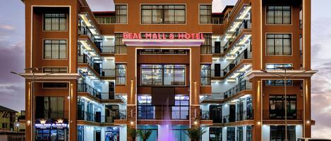 Voorkant van accommodatie